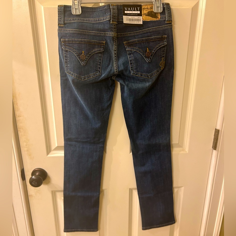 NWT Women’s Emerson Edwards by Vault Denim Skinny Blue Jeans Size 28
